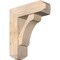 Ekena Millwork Legacy Craftsman Smooth Bracket w/ Offset Brace, Douglas Fir, 7 1/2"W x 22"D x 26"H BKT0806X22X26LEC04SDF - alternate 1